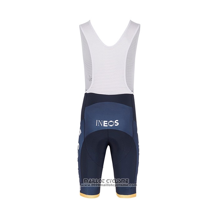 2022 Maillot Cyclisme Ineos Grenadiers Profond Bleu Rouge Manches Courtes et Cuissard